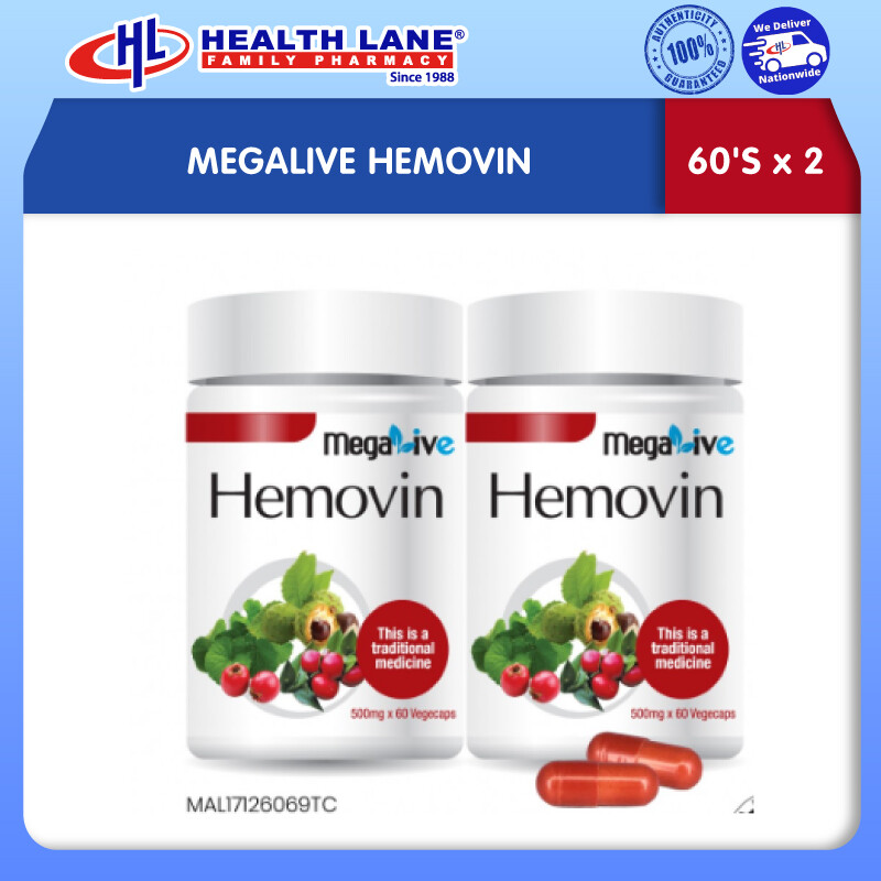 MEGALIVE HEMOVIN (2 X 60'S)